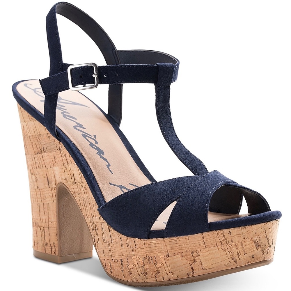 🆕American Rag Strappy Black Platform Dress sandal